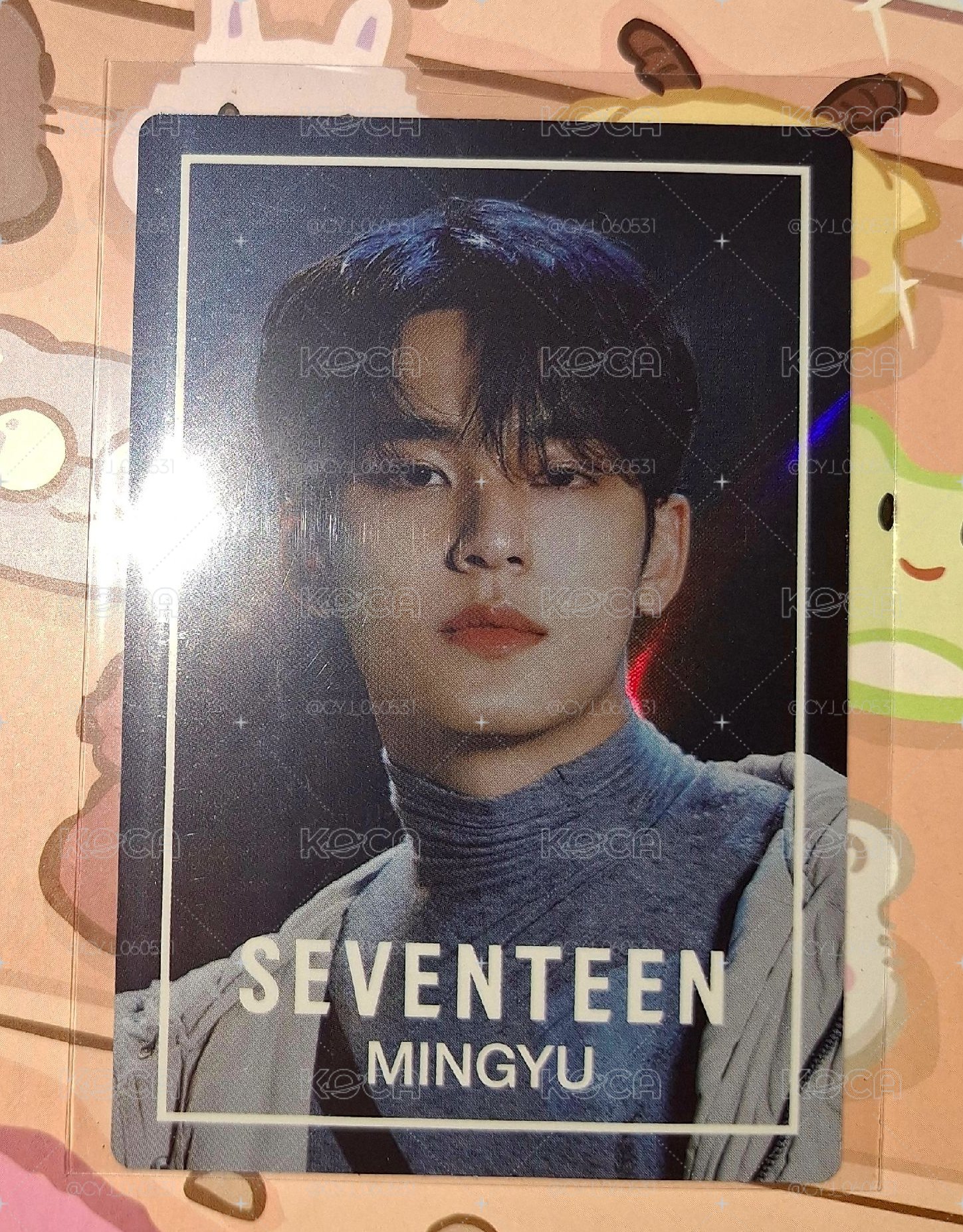 SVT 珉奎 餅乾卡