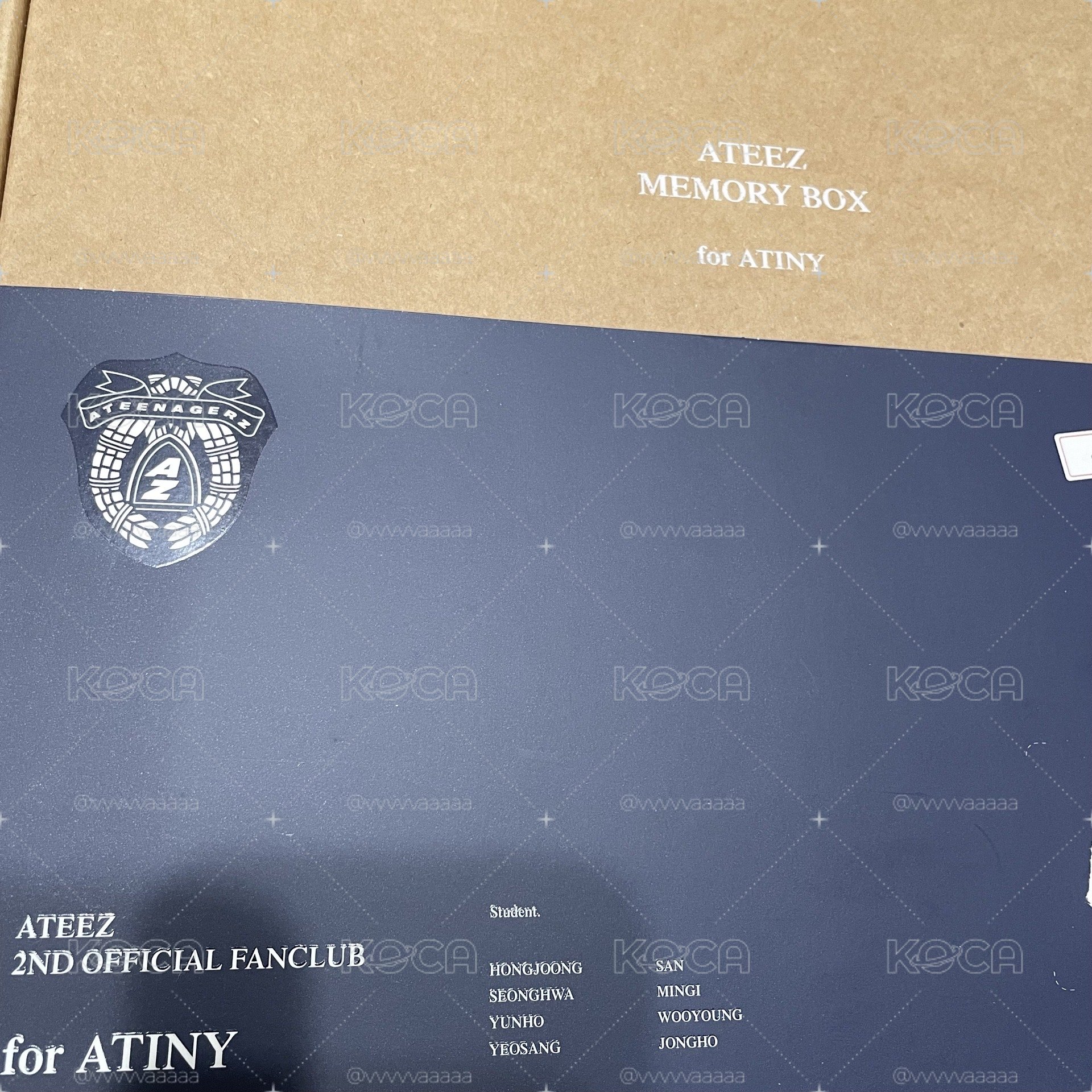 Ateez 二期會員禮 內容物完整 含有整組拍立得、整組證件照