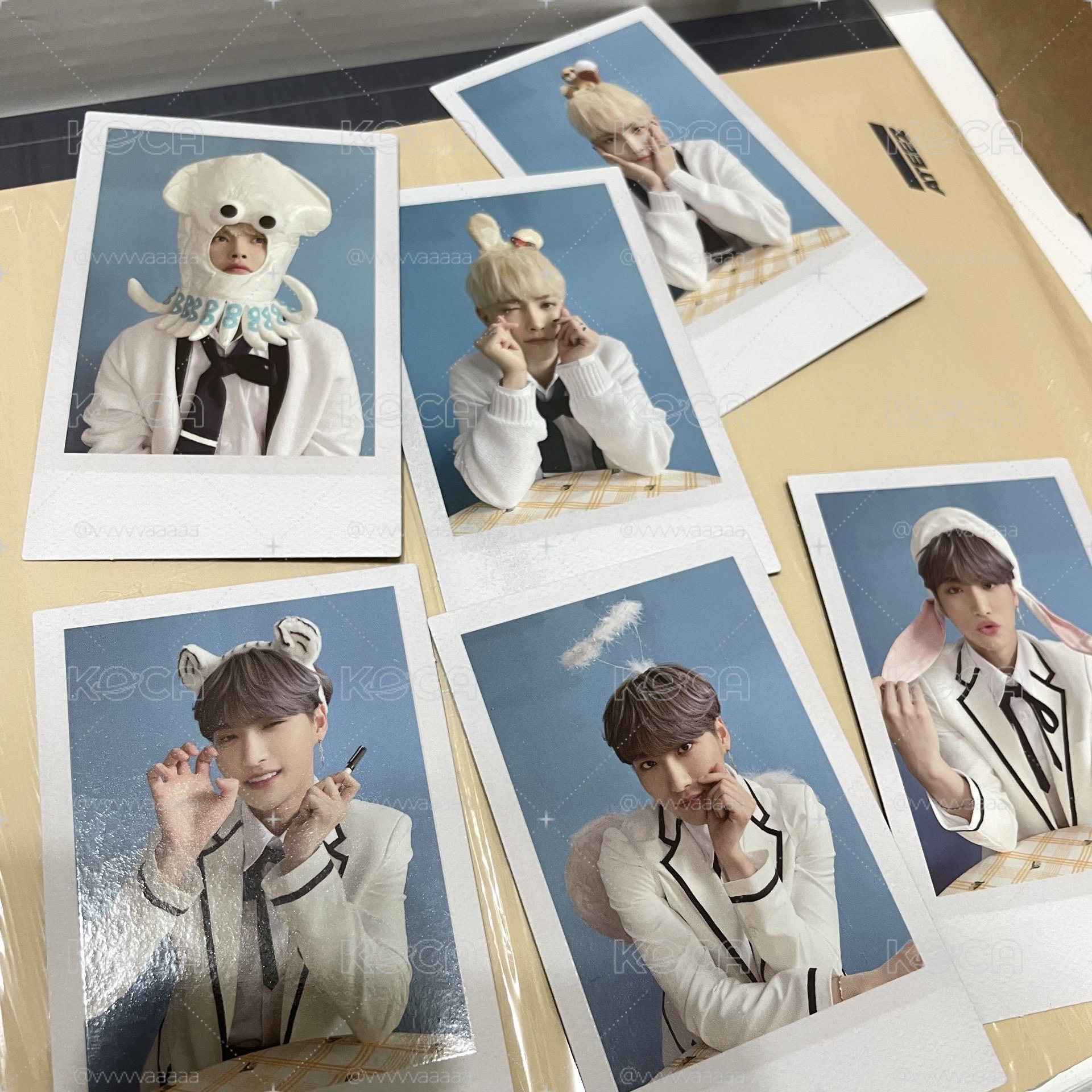 Ateez 二期會員禮 內容物完整 含有整組拍立得、整組證件照