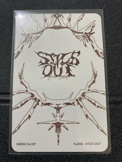 STICK OUT 專輯卡 限量版雙人卡
