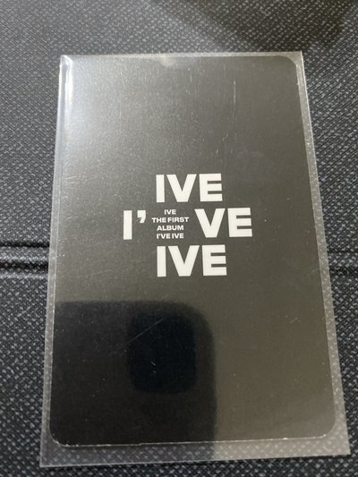 I've IVE 專輯卡 I’VE IVE JC版專卡瑞