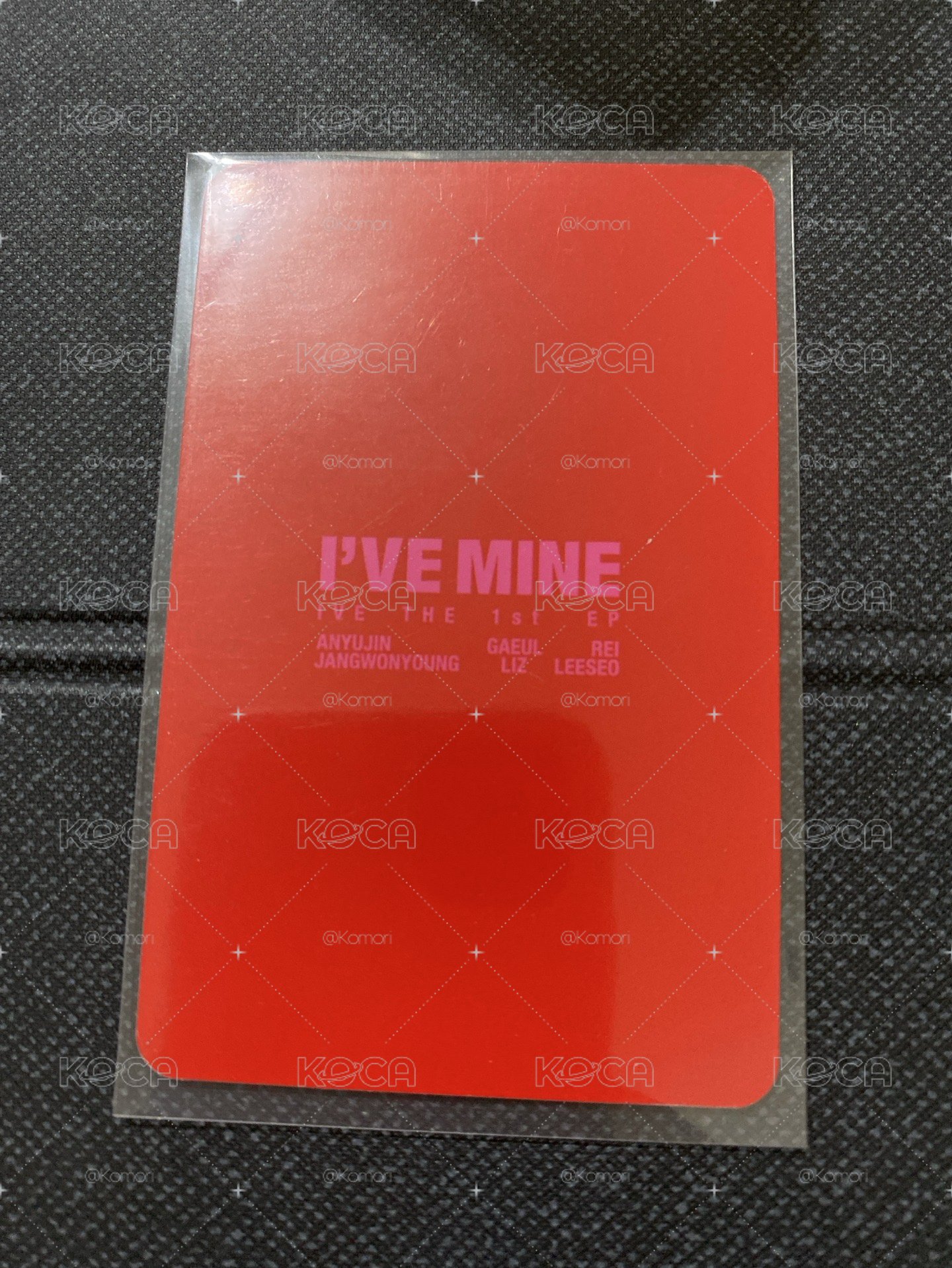 I'VE MINE 專輯卡 IVE MINE LEESEO 紅版專卡