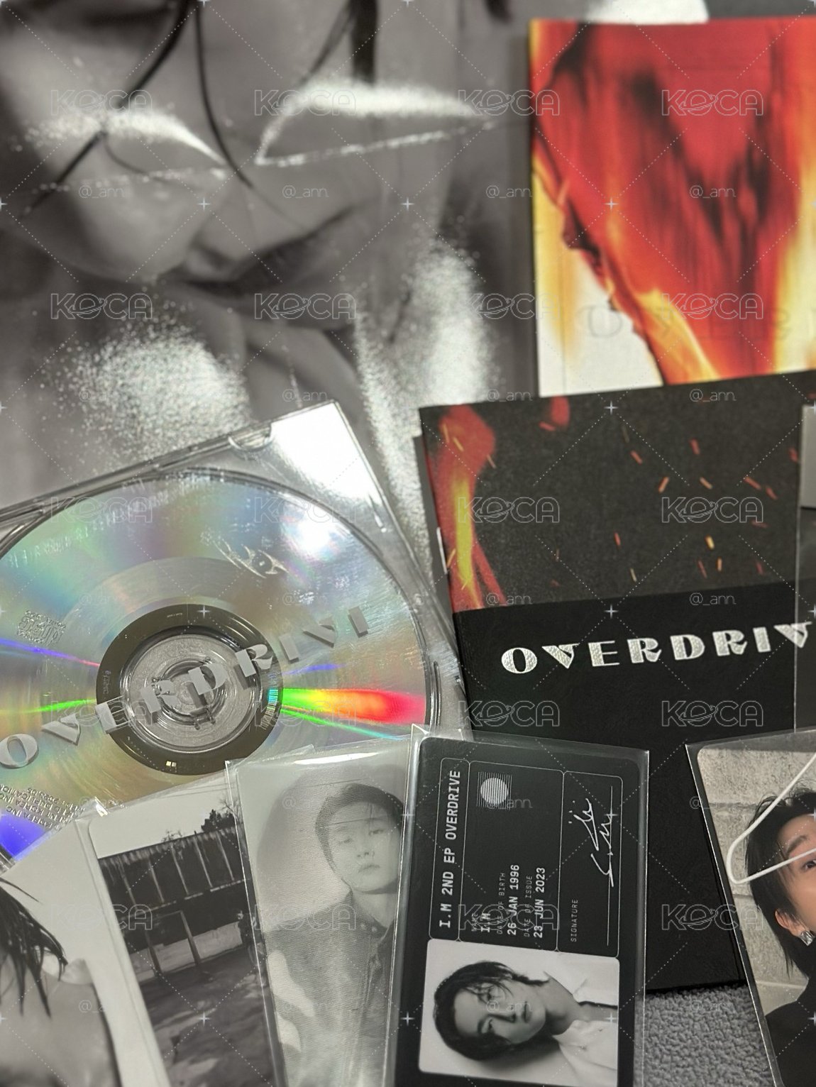 Overdrive藍版全專➕imvitation項鍊卡