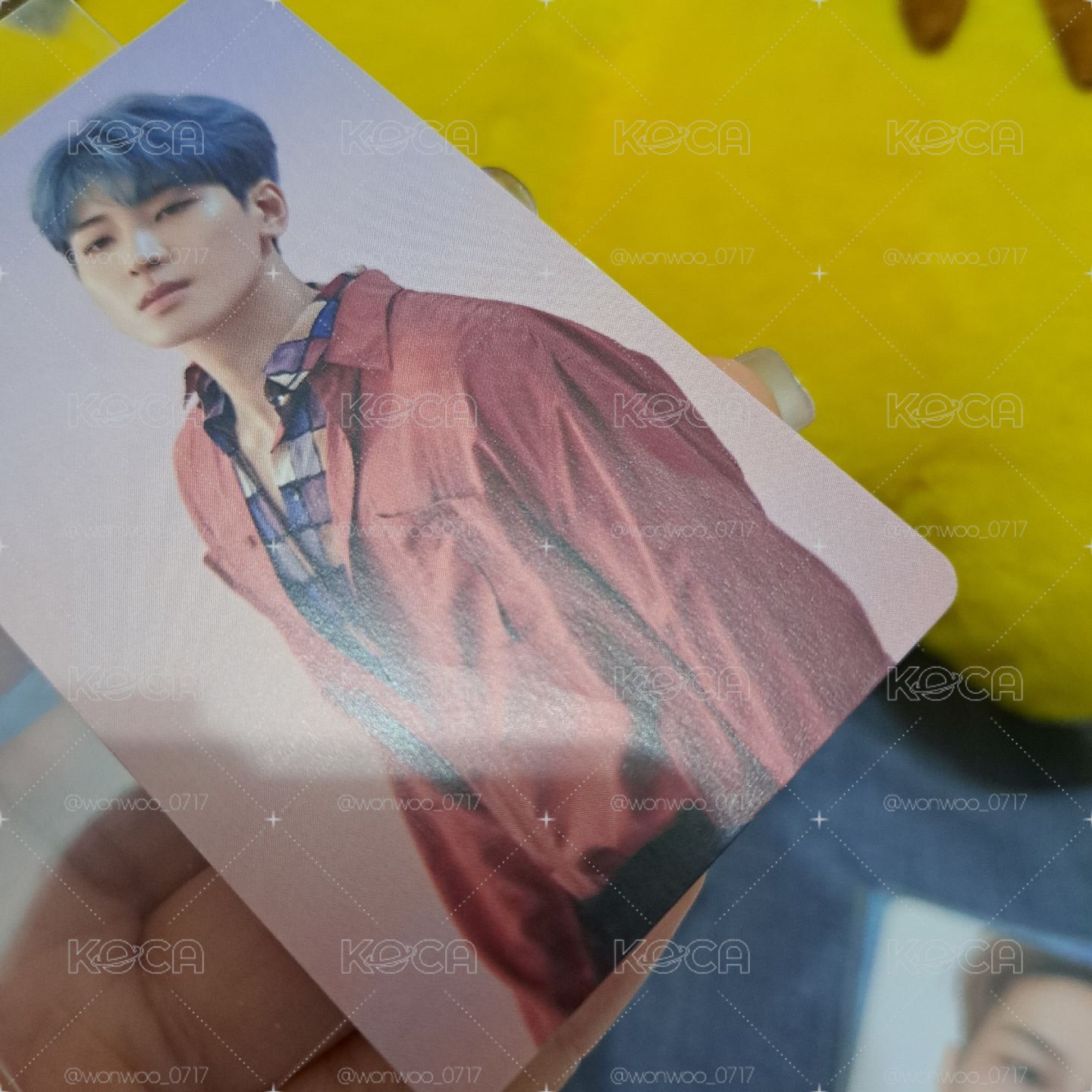 SEVENTEEN 落花HMV特典 藍髮圓佑