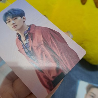 SEVENTEEN 落花HMV特典 藍髮圓佑