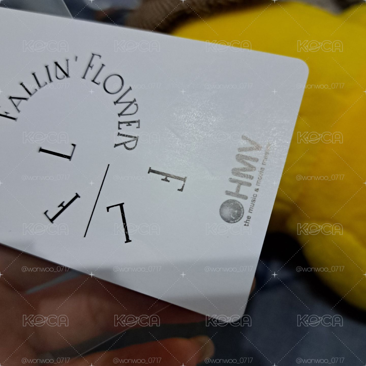 SEVENTEEN 落花HMV特典 藍髮圓佑