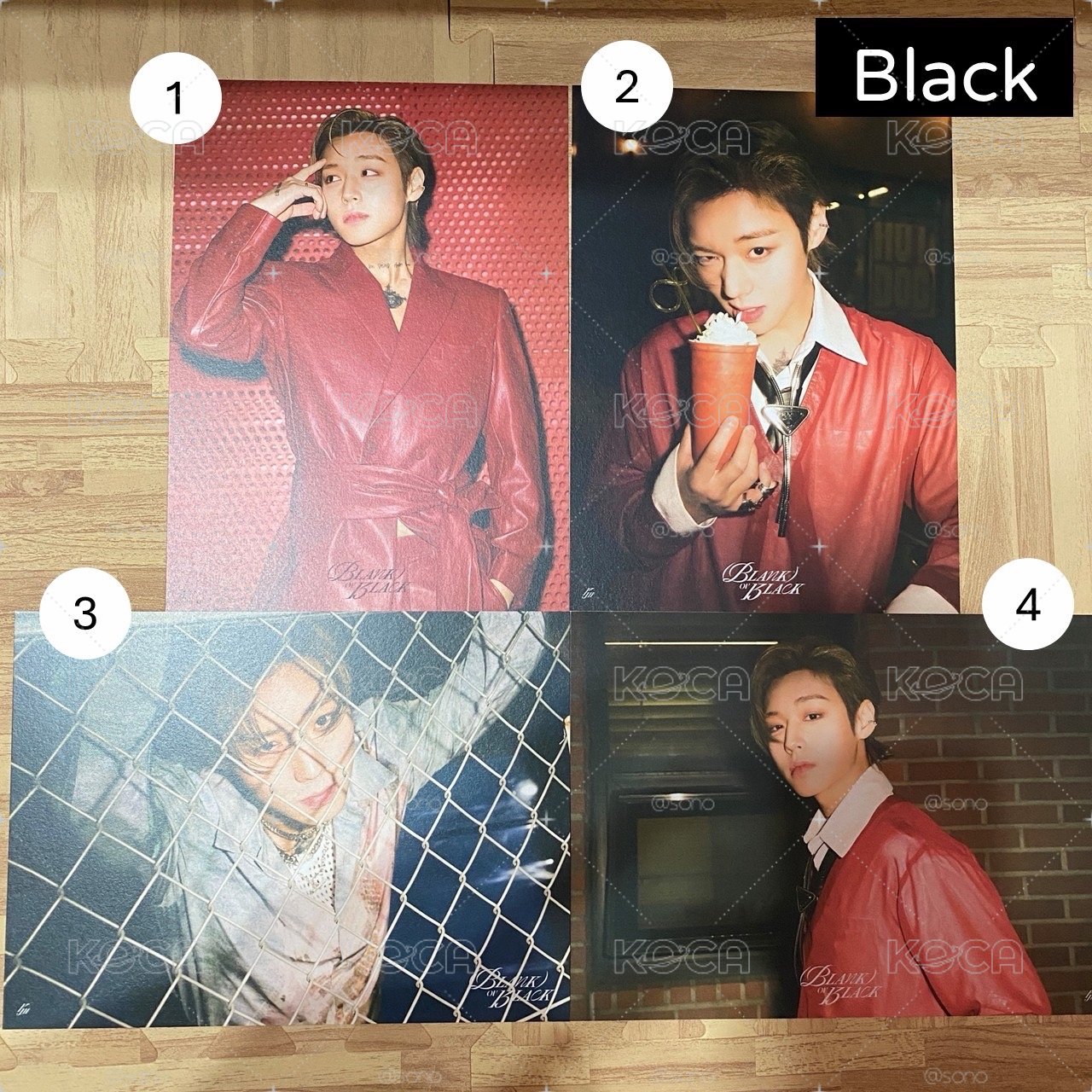 朴志訓 PARK JIHOON 迷你7輯 迷你海報（BLACK）