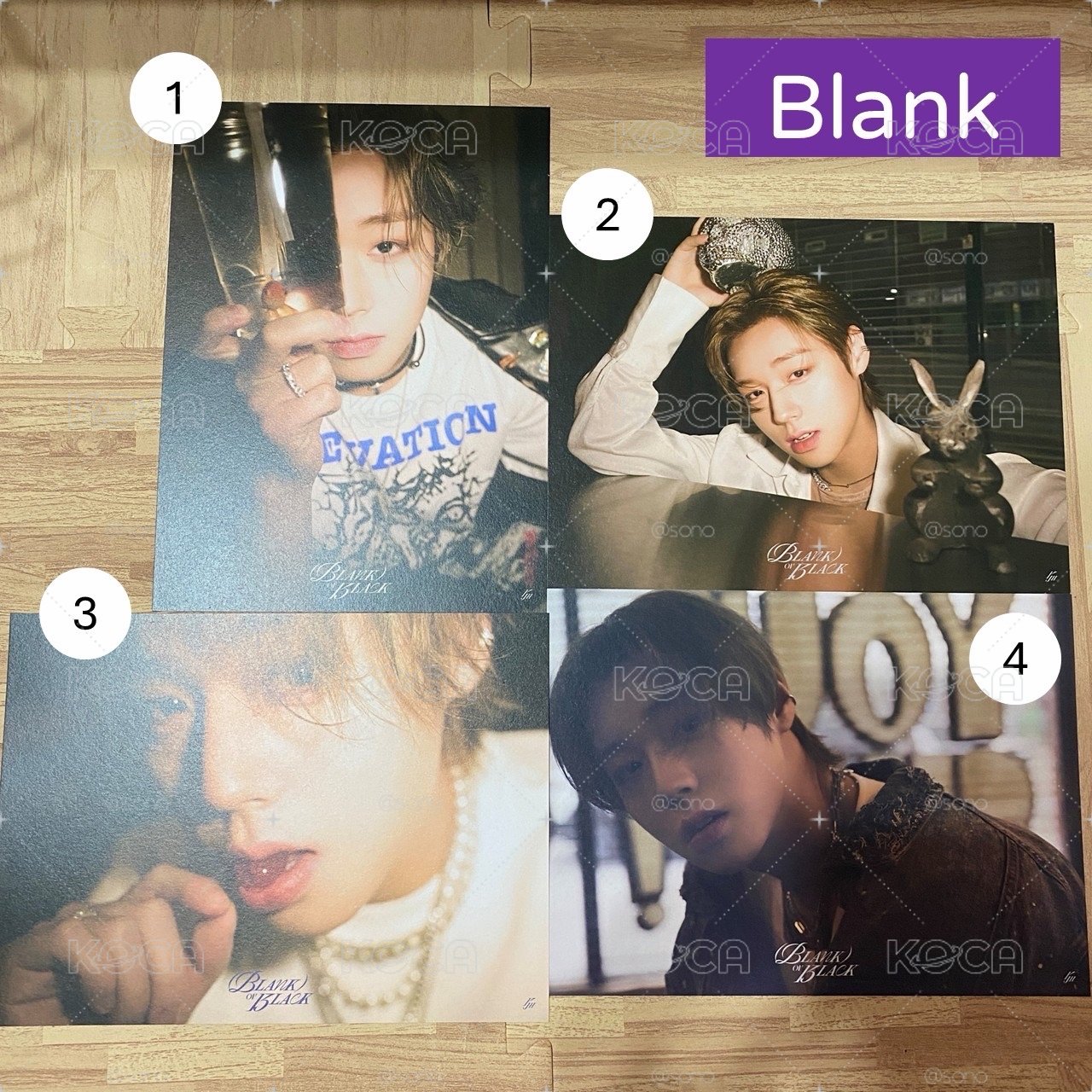 朴志訓 PARK JIHOON 迷你7輯 迷你海報（BLANK）