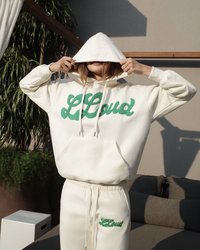 LLOUD 毛巾繡帽T