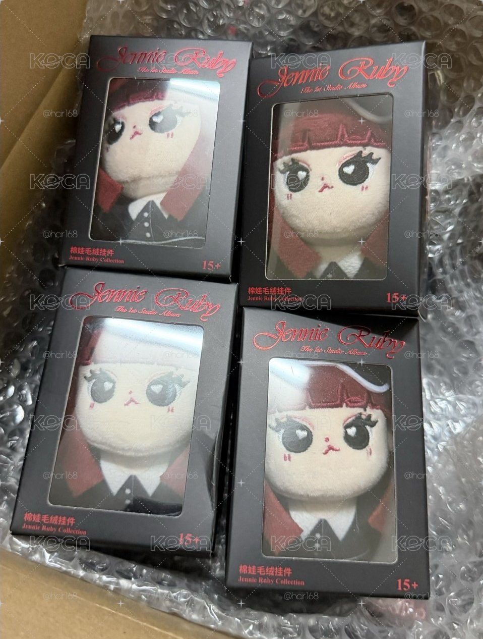 MINISO X JENNIE Ruby 聯名娃娃
