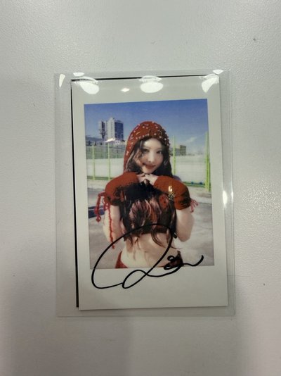 TWICE 娜璉 一直娛 拍立得 特典 小卡 小紅帽 