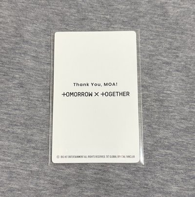 TXT 入會卡 日本入會圭
