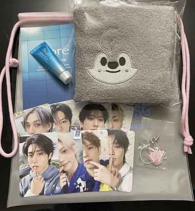 straykids六期飯咪入場禮 燦毛巾城吊飾