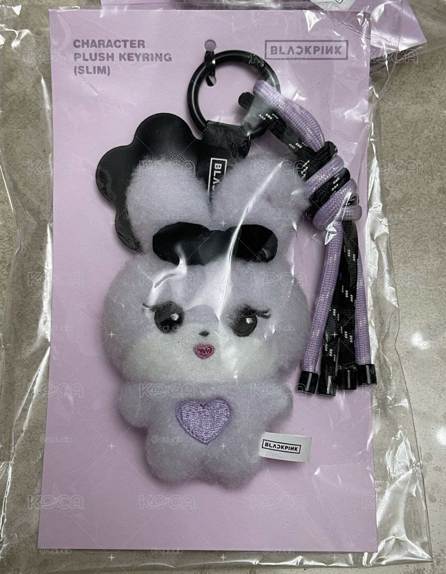 jisoo毛絨鑰匙圈吊飾