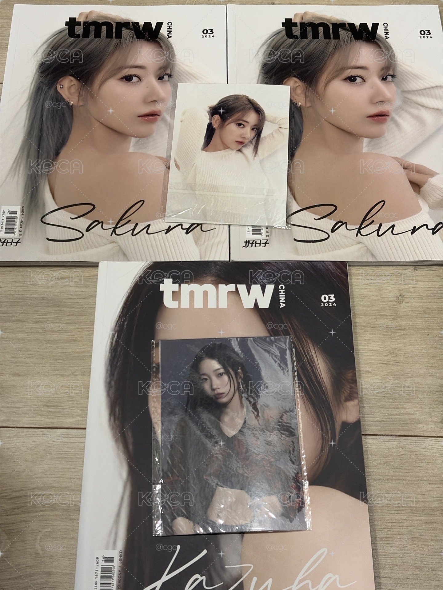 LE SSERAFIM Sakura Kazuha 雜誌 tmrw