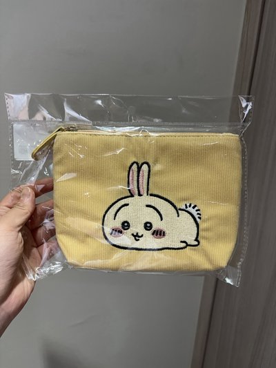 吉伊卡哇 燈芯絨收納包 兔兔 烏薩奇