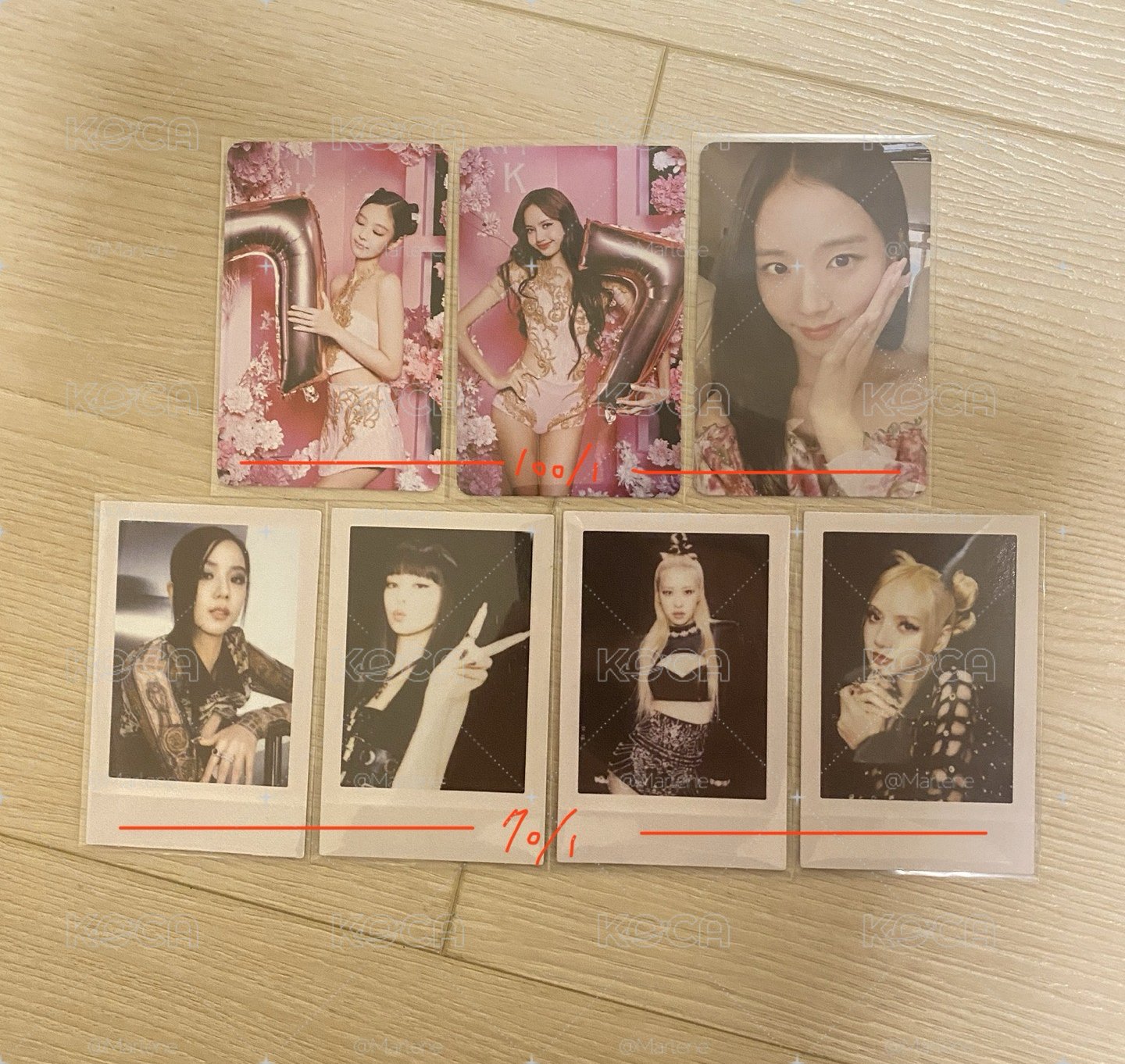 BLACKPINK 小卡
