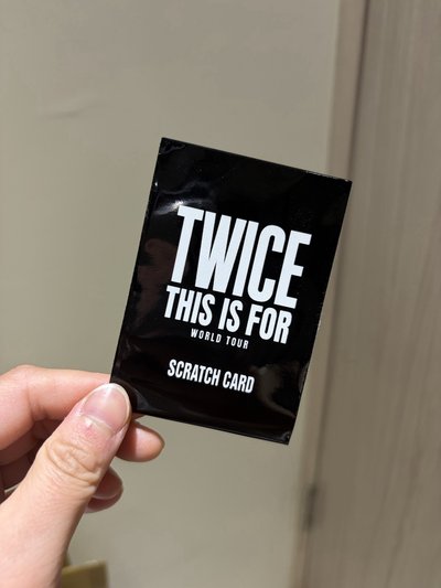 TWICE 彩瑛 六巡 快閃店刮刮卡 未刮