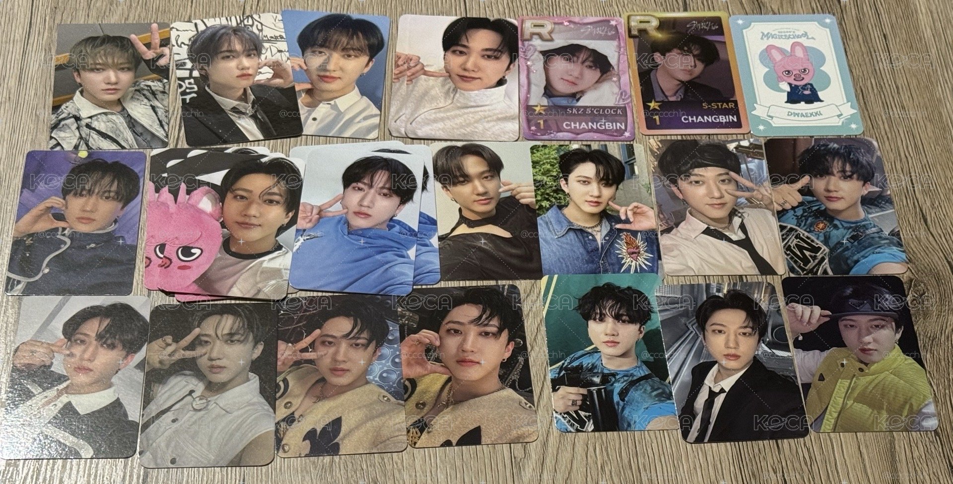 SKZ 徐彰彬 特典卡 專輯卡 周邊卡 衣服卡