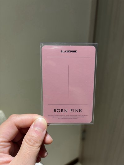 BLACKPINK Jisoo BORN PINK 專卡 Pink ver.B