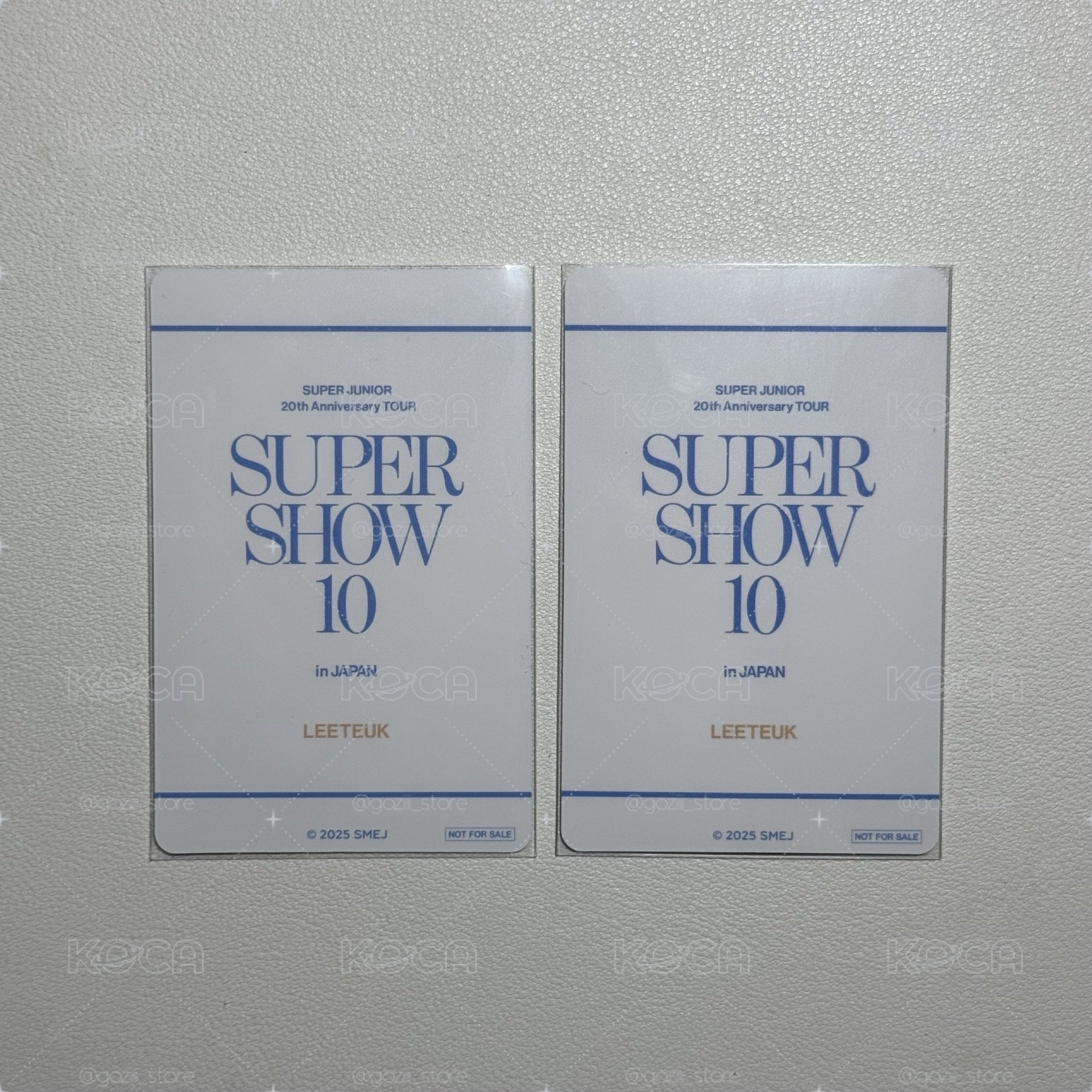 SUPER JUNIOR SUPER SHOW 10 日本場週 特典卡 滿額卡 利特 SS10 日週