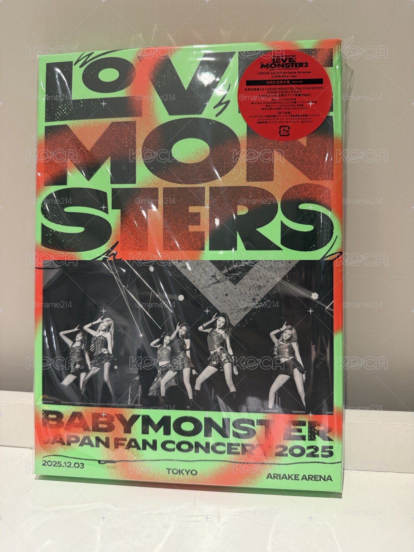 《運送受損》Lovemonsters初回限定盤（藍光）無特典