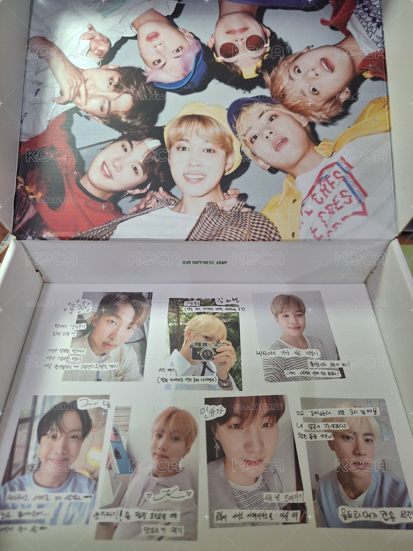 bts 19年曆 j hope紙框