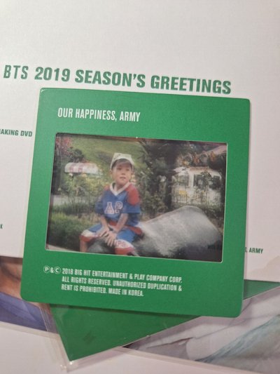 bts 19年曆 j hope紙框