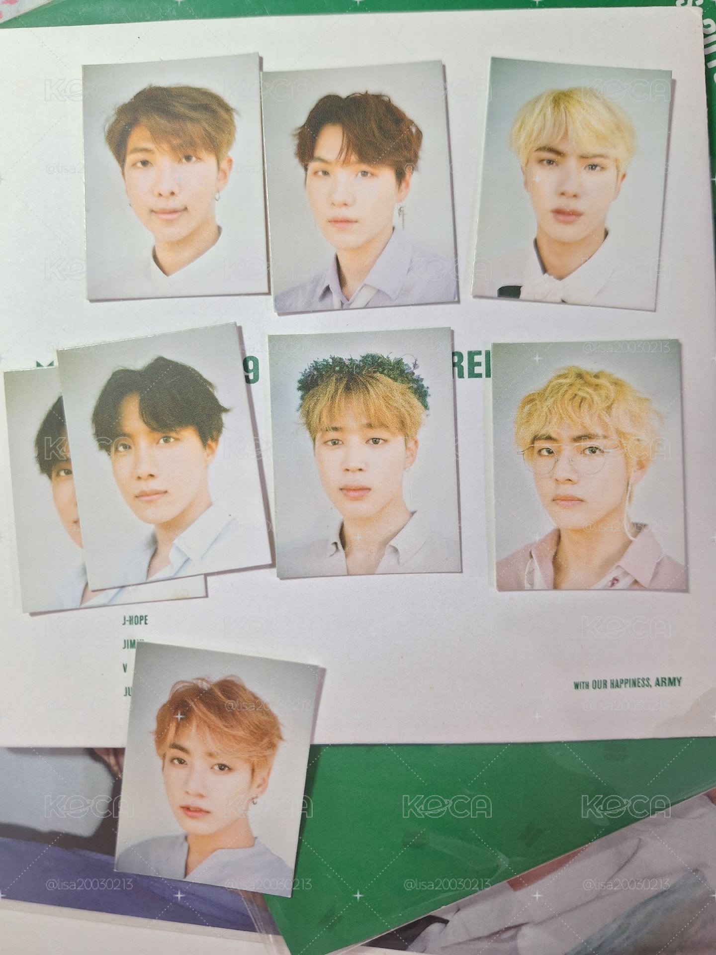 bts 19年曆 j hope紙框