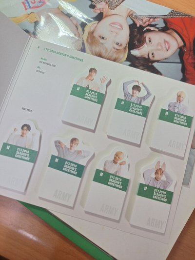bts 19年曆 j hope紙框