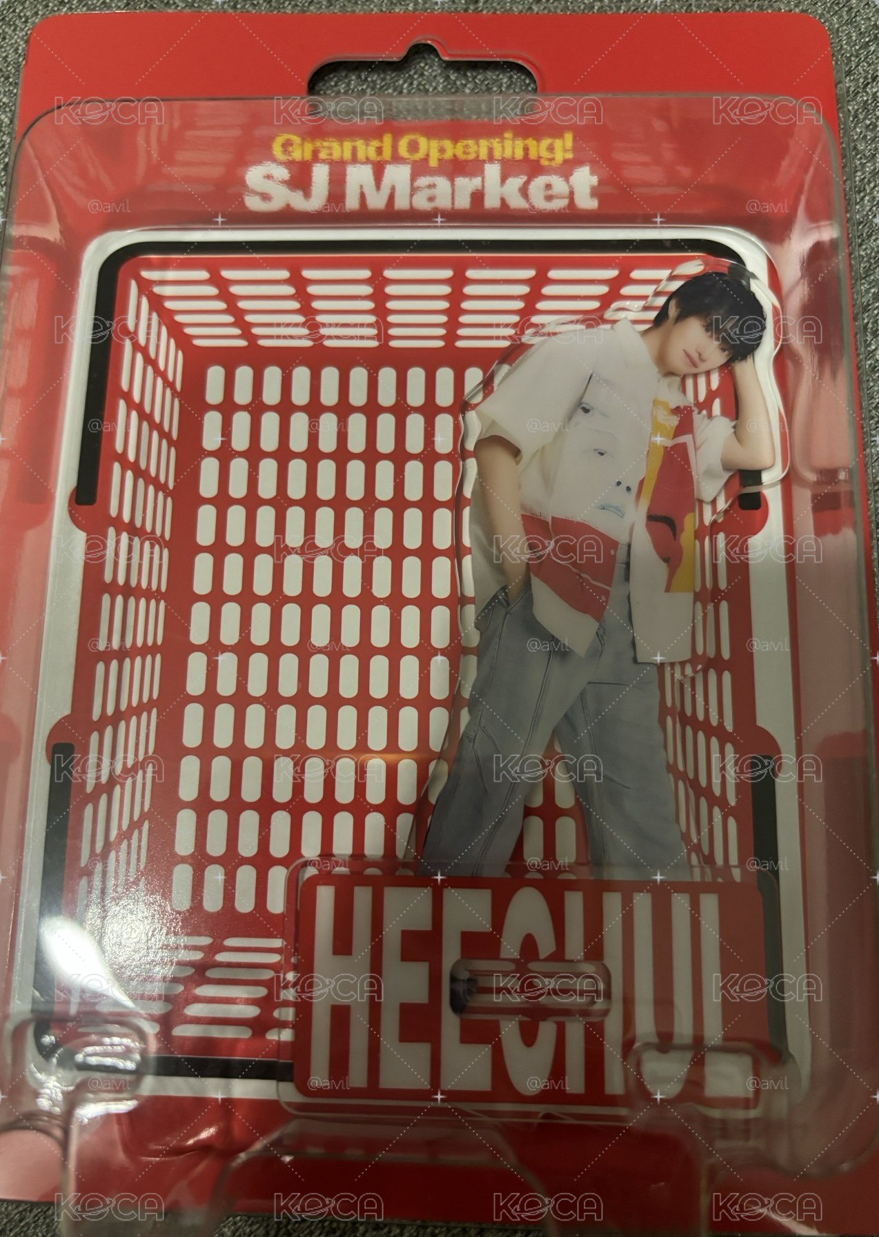 SJ market 超市立牌
