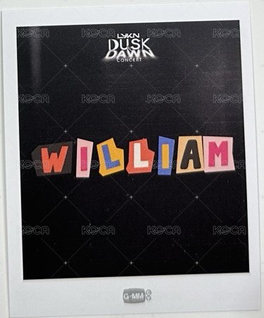 LYKN DUSK & DAWN CONCERT 迷你照片組 周邊卡 拍立得卡 背面