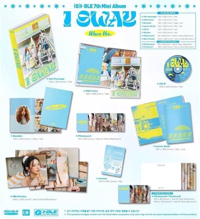 i-dle 迷你七輯《I SWAY》全新未拆封專輯 一般版 無特典