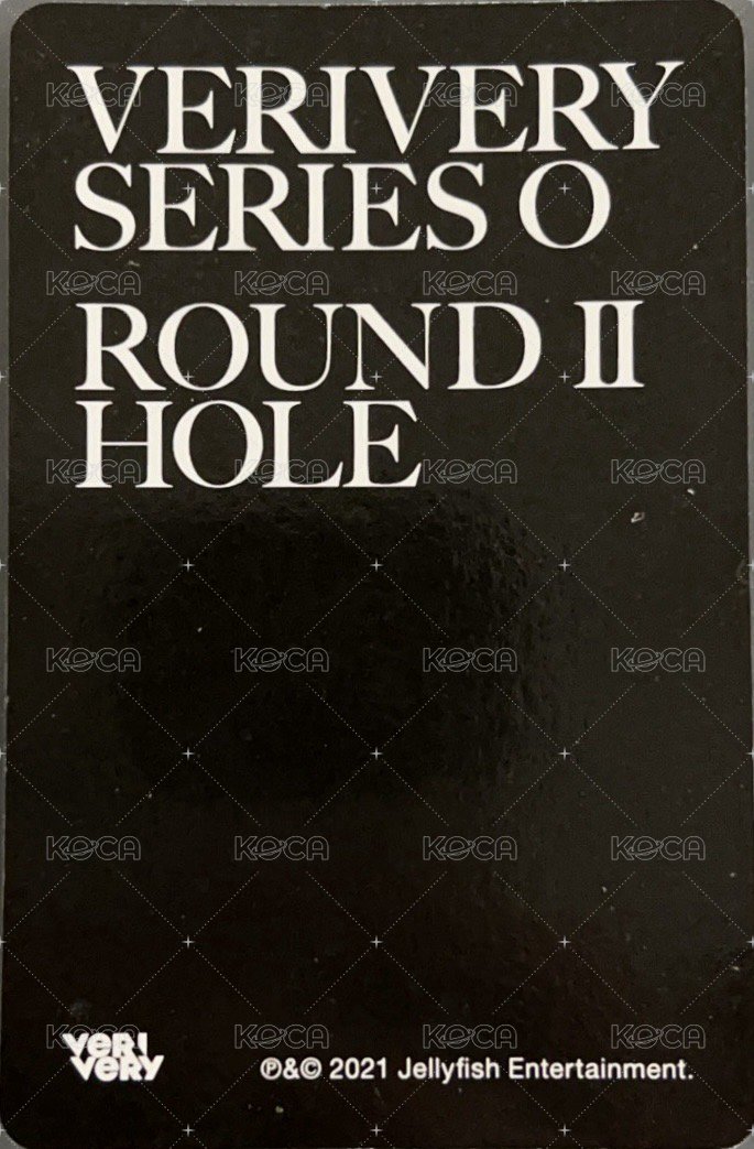 round2 hole 專輯卡 REALITY.ver 背面