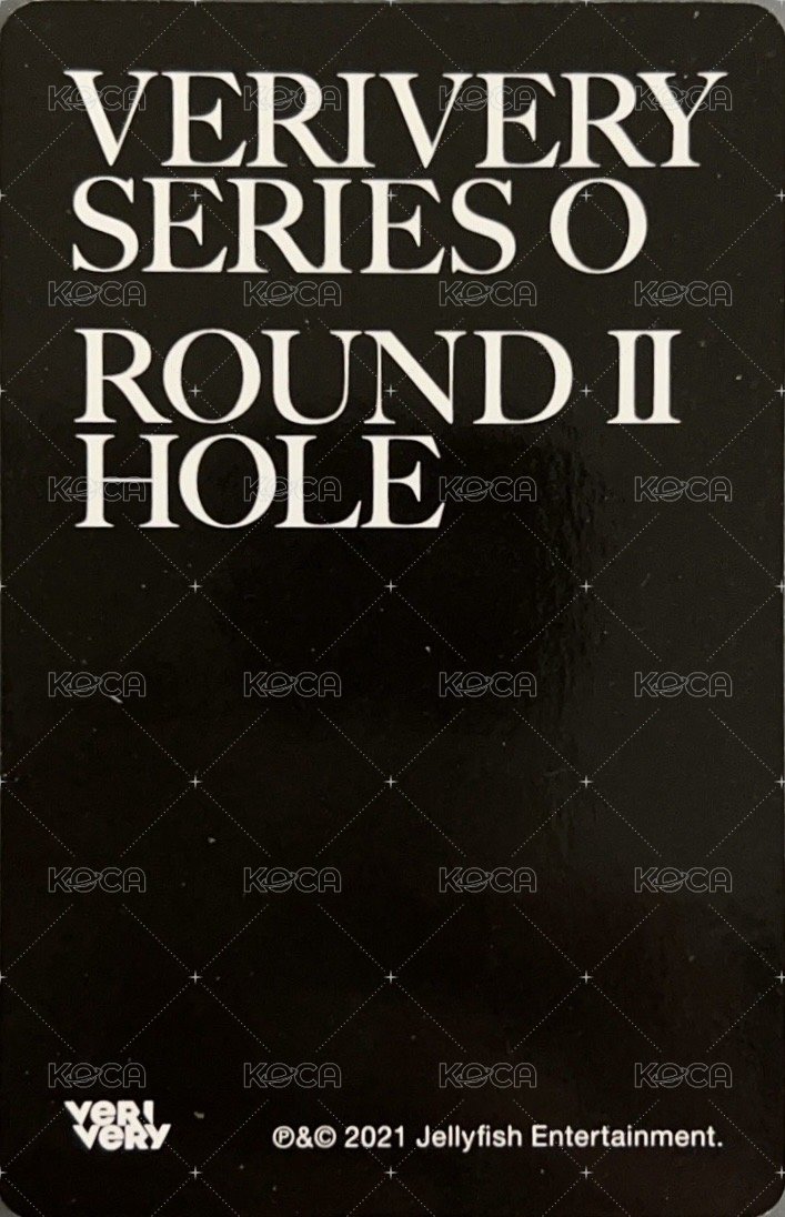 round2 hole 專輯卡 REALITY.ver 背面