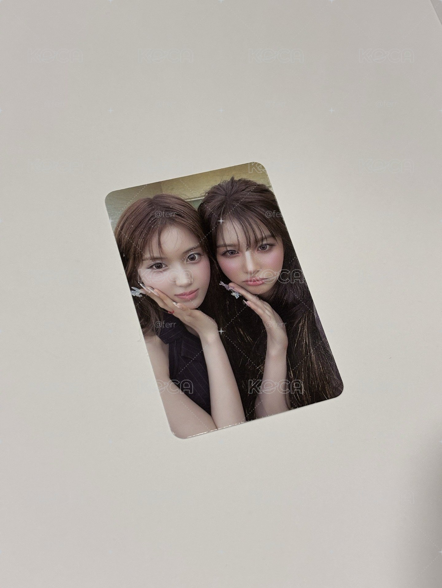 NMIXX 薛友 💁🏻‍♀️ 托臉 雙人 JIWOO SULLYOON