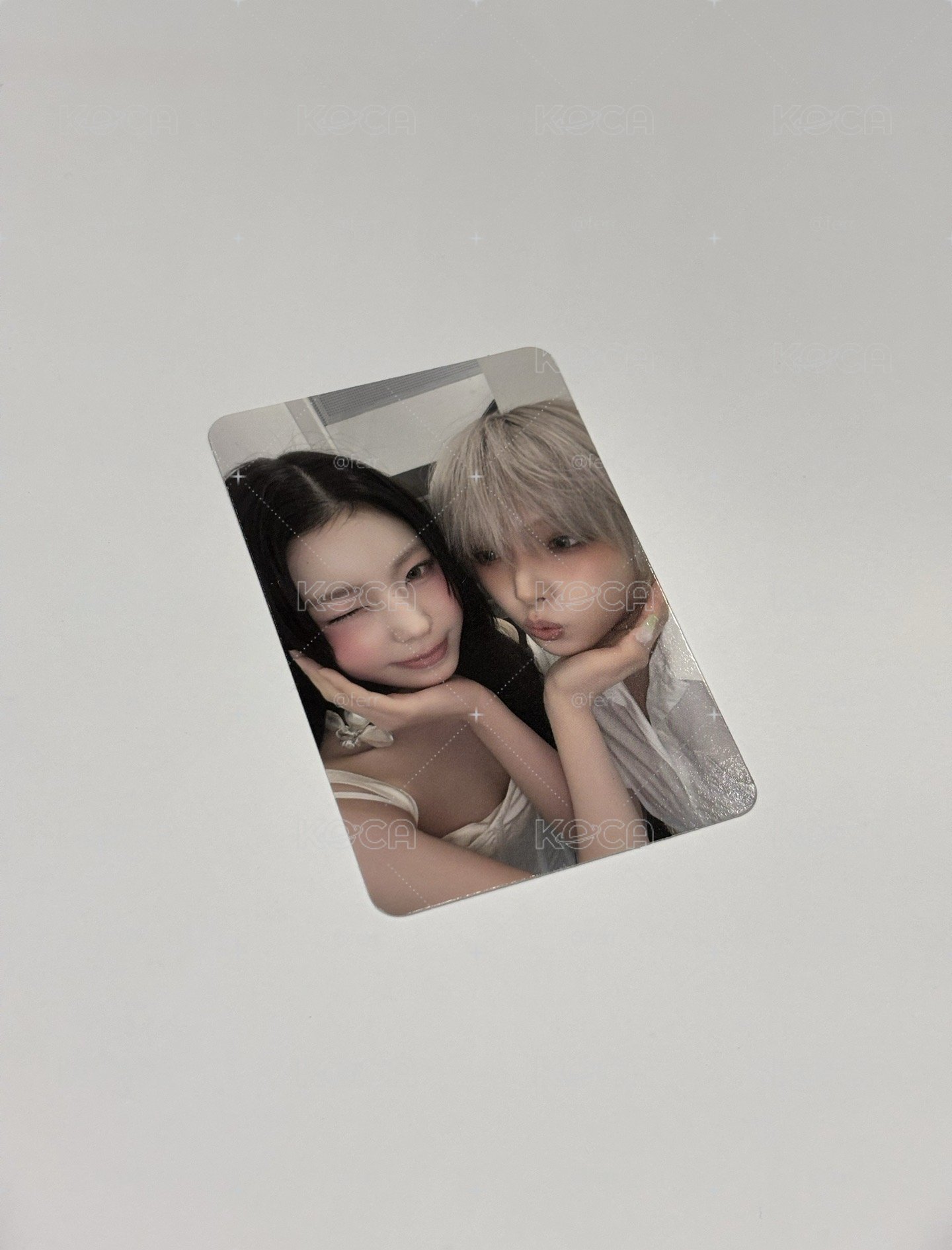 NMIXX 友圭 💁🏻‍♀️ 托臉 雙人 JIWOO KYUJIN