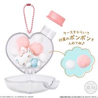 三麗鷗 瓶中精靈軟萌心形吊飾盒