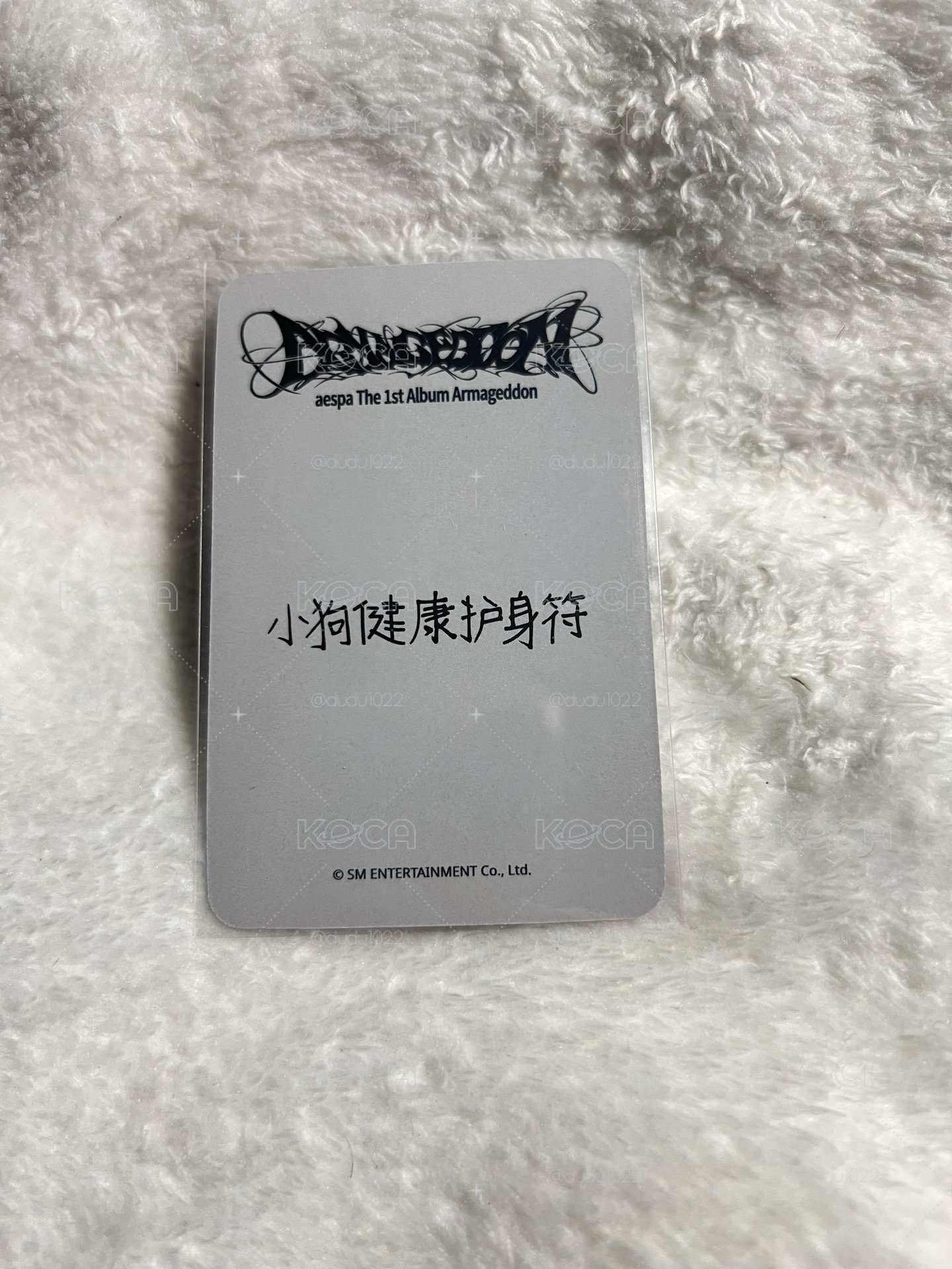 正規一 星河特典冬 小狗護身符