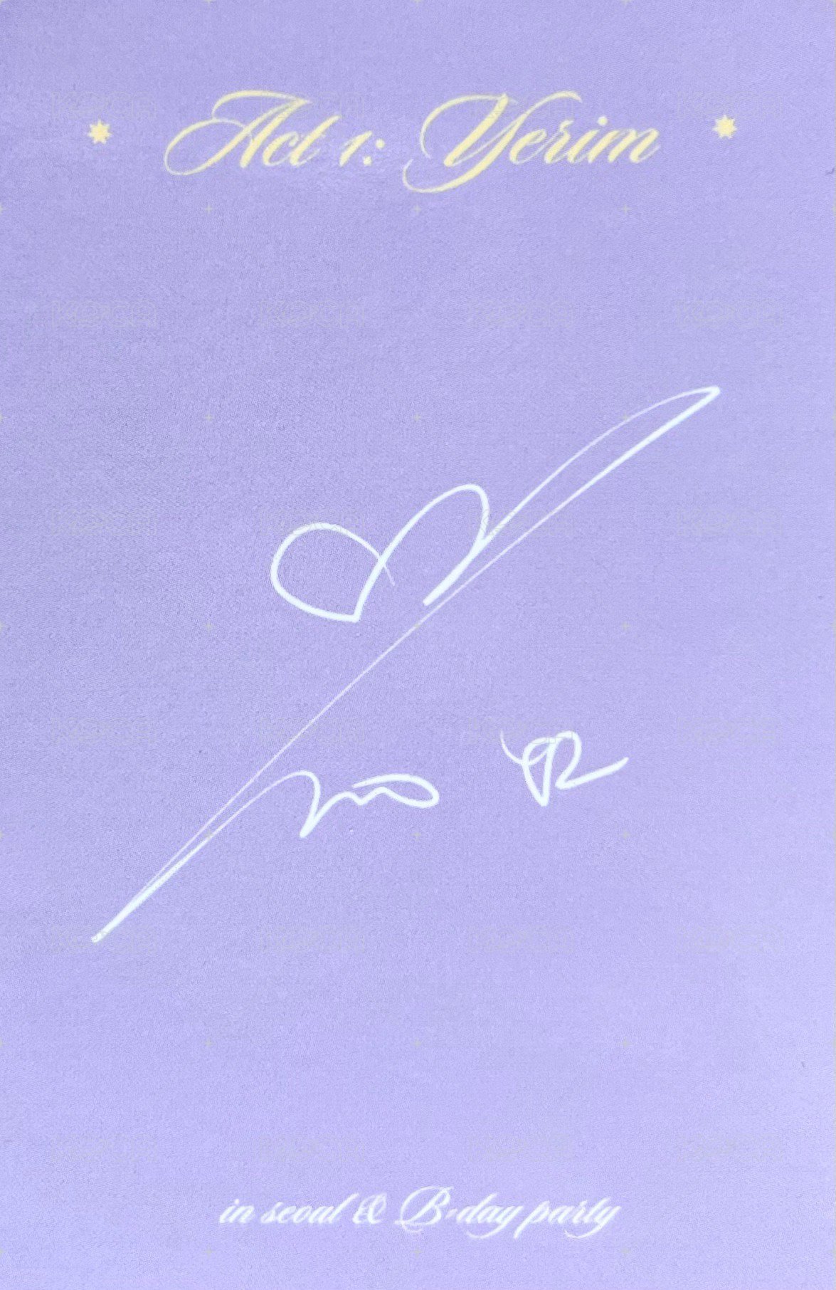 26生日會 隨機卡  背面