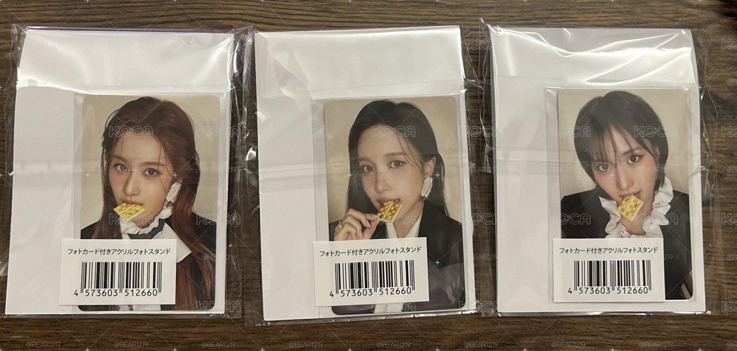 MISAMO PLAY 正規一 JYP JAPAN 特典卡+立牌架