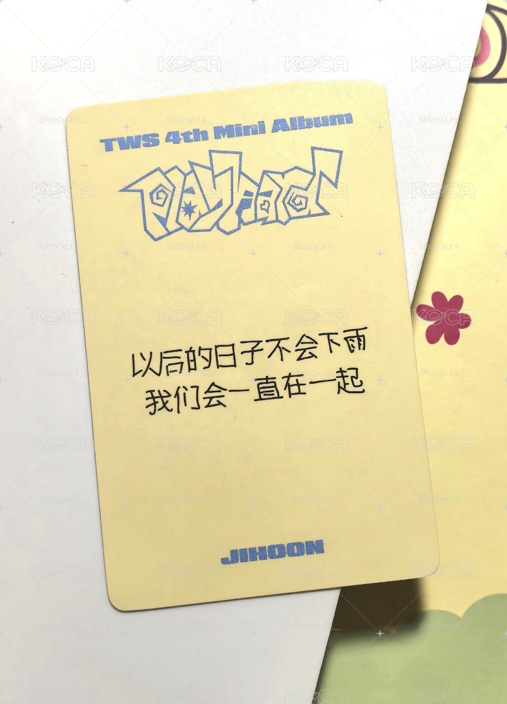 志薫yzy2.0中文卡背