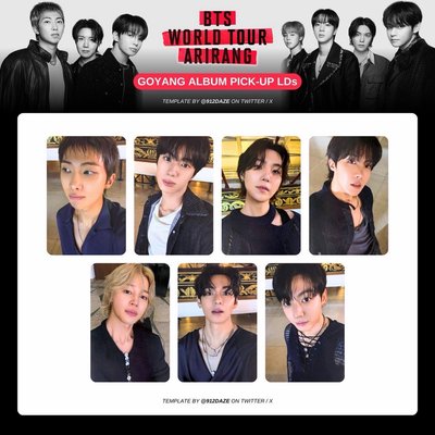 防彈少年團 BTS WORLD TOUR 'ARIRANG' IN GOYANG線下卡特典