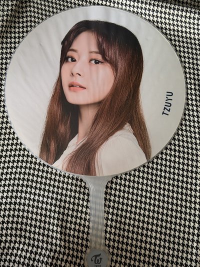 （現貨 紙箱寄出 可當日寄出）twice world in a day 子瑜 大扇 扇子