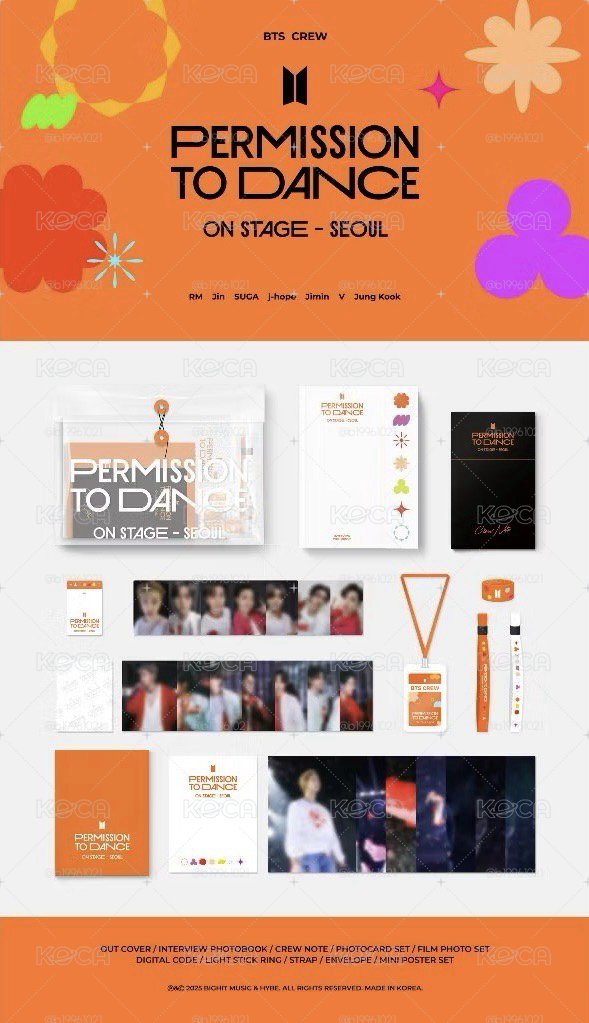 BTS PERMISSION TO DANCE ON STAGE SEOUL數位DIGITAL CODE防彈少年