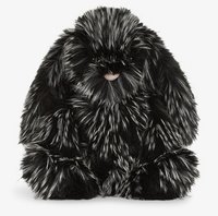 Selfridges 51cm Huge Inkli Bun 大娃 黑長毛邦尼兔