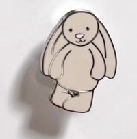徽章 米色邦尼兔