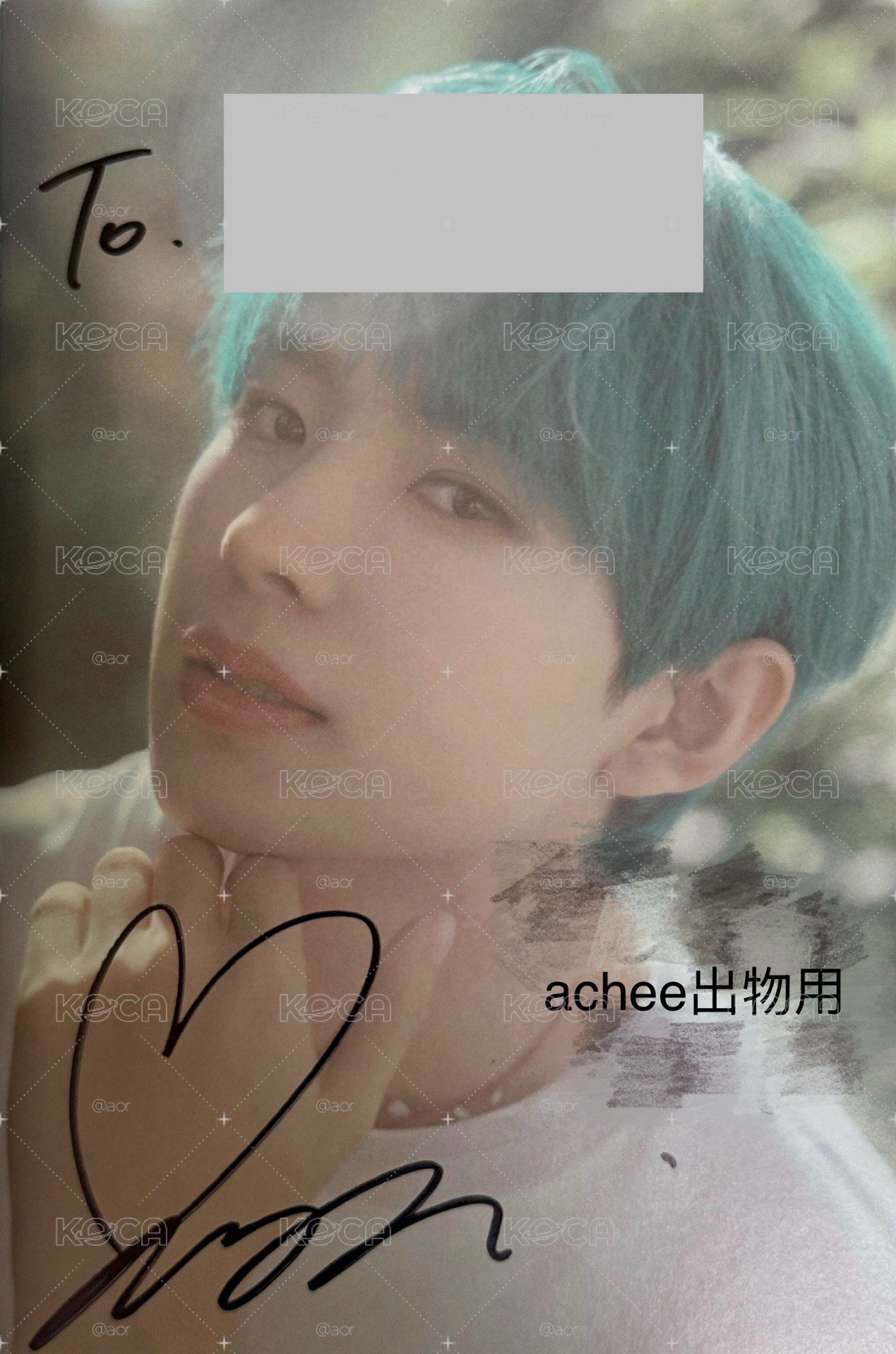 NCT WISH YUSHI親簽