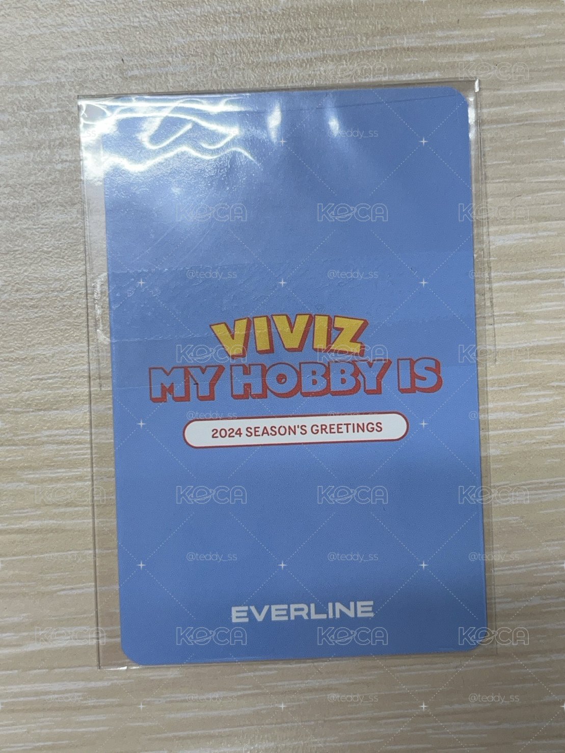 嚴智24年曆特典卡