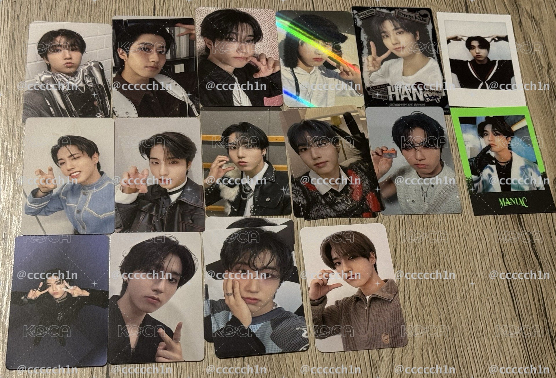 SKZ 韓知城 HAN 特典卡 專輯卡 周邊卡 衣服卡